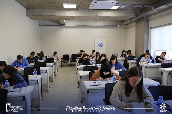 The University of New York Tirana proudly hosted its first Scholarship Exam of 2024