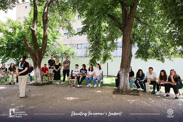 New York High School" at the University of New York Tirana