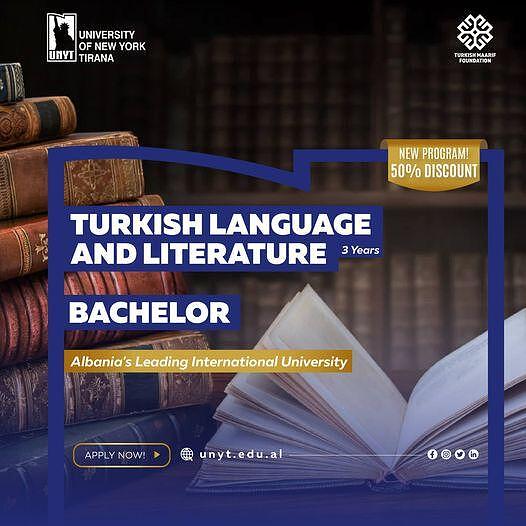 Turkish Language and Literature at the University of New York Tirana!