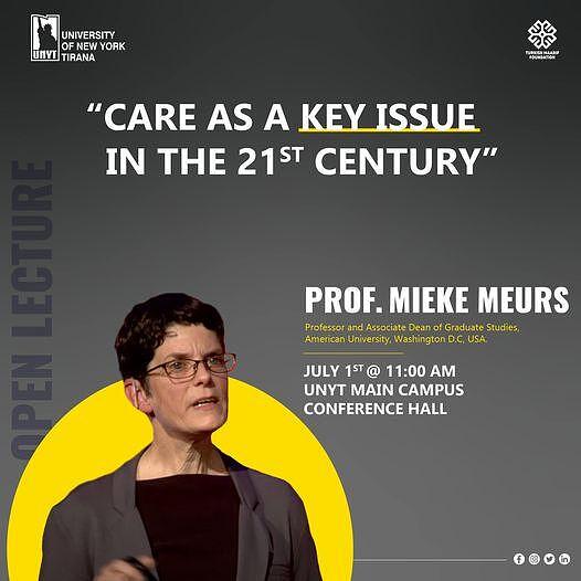 Open Lecture: Prof. Mikele Meurs on "Care as a Key Issue in the 21st Century"