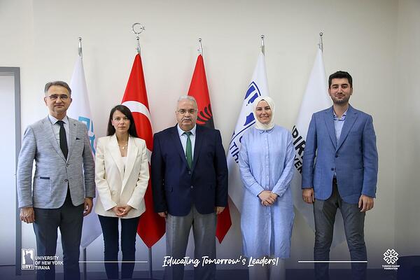 "Turkish Parliament Member Zeynep Yıldız Visits UNYT: Strengthening Educational Partnerships Between Turkey and Albania"