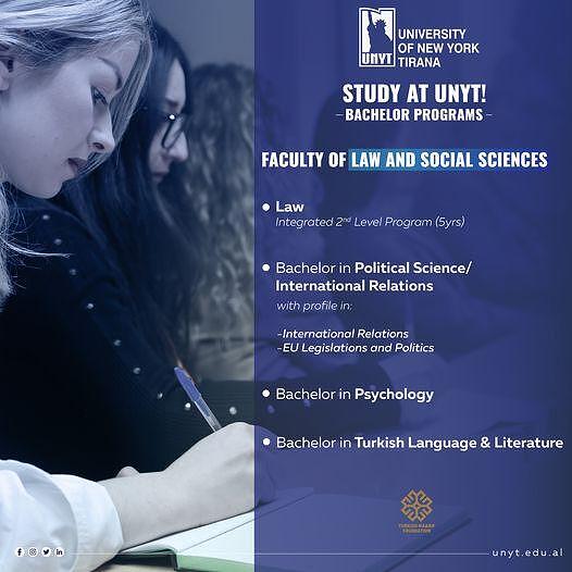 Empower Your Career with UNYT’s Faculty of Law and Social Sciences