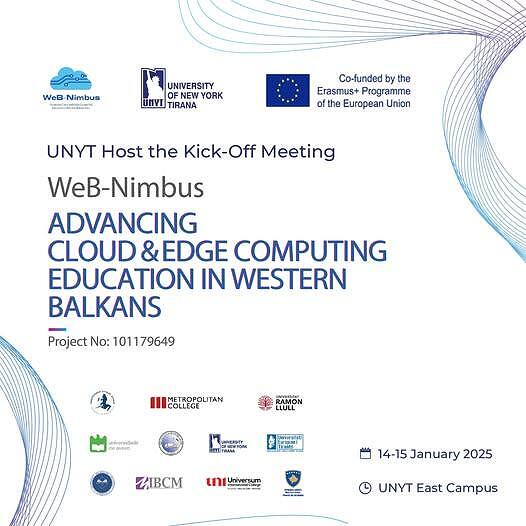 UNYT Host the Kick-Off Meeting of the WEB-NIMBUS Project