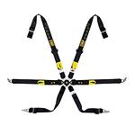 SAFETY HARNESS ONE 2″ WRC ENDURANCE PULL-DOWN BLACK