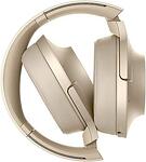 Bluetooth слушалки Sony WH-H900N Gold, Over-Ear