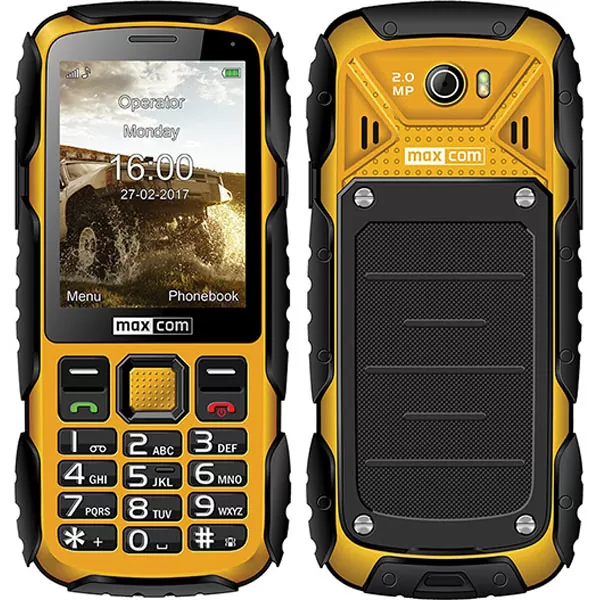 Смартфон Maxcom MM920BB 1SIM 16MB Yellow