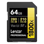 Карта памет Lexar 64GB SD Pro 280 / 210 MB/s