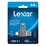 USB флаш памет Lexar 64GB USB C-A с USB 3.2 и скорост до 130 MB/s