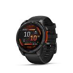 Часовник Garmin Fenix 8 - 47 мм AMOLED Slate Gray с Черна Каишка