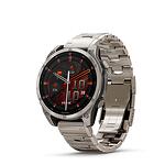 Часовник Garmin Fenix 8 - 47 мм AMOLED Sapphire Titanium с Титаниева Каишка