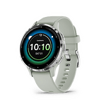 Garmin Часовник Venu 3S - Silver Безел с Sage Grey Корпус и Силиконова Каишка