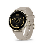 Garmin Часовник Venu 3S - Soft Gold Безел с French Grey Корпус и Силиконова Каишка