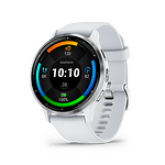 Garmin Часовник Venu 3 - Silver Безел с Whitestone Корпус и Силиконова Каишка