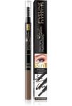 Eveline BROW STYLER МОЛИВ И ПУДРА ЗА ВЕЖДИ С ЧЕТКА, 02 ТЪМНО КАФЯВ