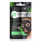 Eveline CANNABIS SKIN CARE 3 in 1 МАСКА С АКТИВЕН ВЪГЛЕН, 7 ml