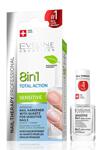 Eveline Nails Интенз. заздравител Total Action Sensitive, 12 мл