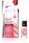 Eveline NAILS 6 В 1 ГРИЖА И ЦВЯТ – РОЗА, 5 МЛ