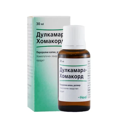 Дулкамара Хомакорд, разтвор при възпалени сливици, 30 мл, от Heel