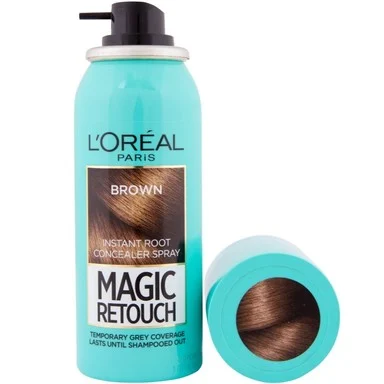 L'Oréal Magic Retouch, спрей за бели корени, 3 светло кафяв, 75 мл