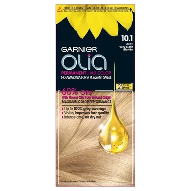 Garnier Olia, Боя за коса без амоняк, 10.1 пепеляво светло рус