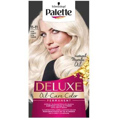 Palette Deluxe, Боя за коса, 11-11 ултра титаниево рус цвят
