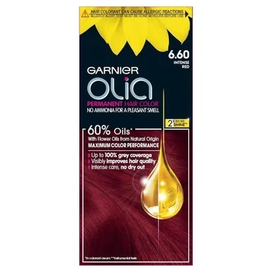 Garnier Olia, Боя за коса без амоняк, 6.60 интензивно червен