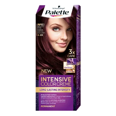 Palette Intensive Color Creme, Боя за коса, 4-89 наситен патладжан