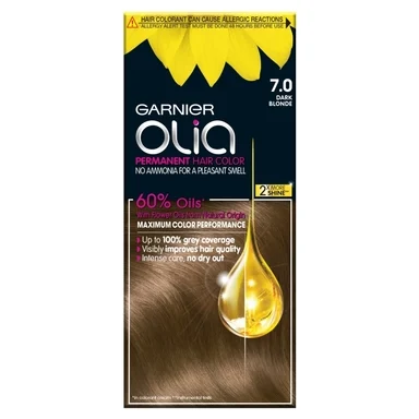 Garnier Olia, Боя за коса без амоняк, №7.0 тъмно рус
