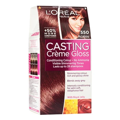 L'Oréal Casting Creme Gloss, боя за коса без амоняк, №550 махагон