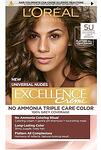 L'Oréal Paris Excellence Universal Nudes, безамонячна боя за коса, 5U, светло кафяво