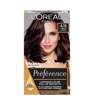 L'Oréal Preference, боя за коса, N4.15 интензивно кестеняв