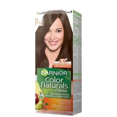 Garnier Color Naturals, Боя за коса, №4 eстествено кестеняво