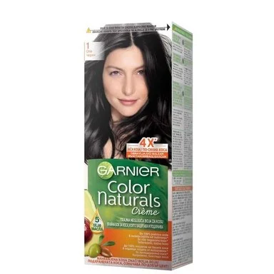 Garnier Color Naturals, Боя за коса, №1 естествено черно