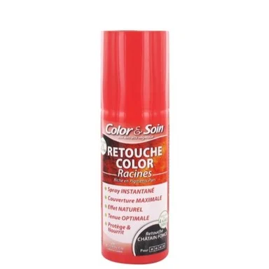 3Chenes Color and Soin, Оцветяващ спрей за коса тъмно кестеняв цвят, 75 мл