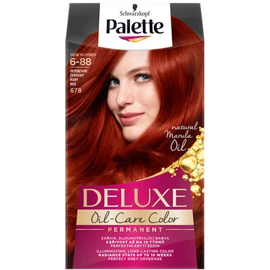 Palette Deluxe, Боя за коса, 6-88 рубинено червен цвят