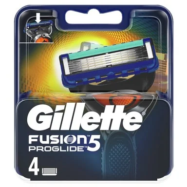 Gillette Fusion ProGlide, Резервни ножчета за самобръсначка, 4 броя