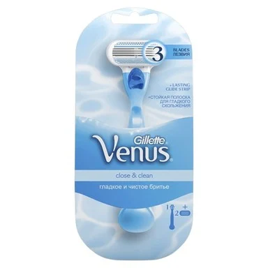 Gillette Venus, Дамска самобръсначка, с 2 резервни ножчета