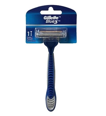 Gillette Blue3, Еднократна самобръсначка на кора, 1 бр