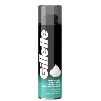 Gillette, Пяна за бръснене за чуствителна кожа, 200 мл