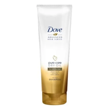 Dove, Advanced Hair Series, Pure Care Dry Oil, шампоан за суха коса, 250 мл.