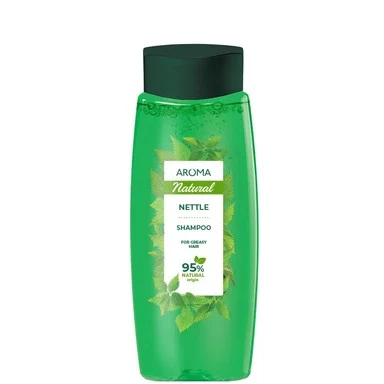 Aroma Natural, шампоан с коприва за мазна коса, 400 мл.