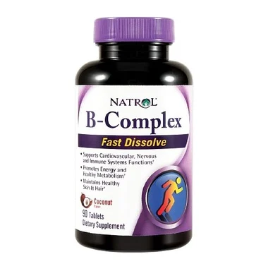 Витамин B-комплекс, 90 таблетки, от Natrol