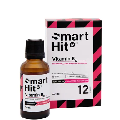 Smarthit, Витамин B12, 30 мл, от Valentis