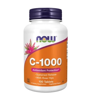 Витамин C 1000, 100 таблетки, от Now Foods