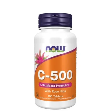 Витамин С, 500 мг, 100 таблетки, от Now Foods