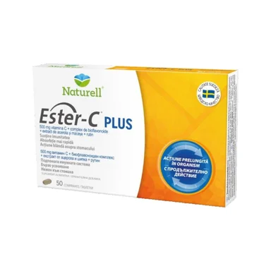 Naturell Ester-C Plus, витамин C, 50 таблетки, от US Pharmacy