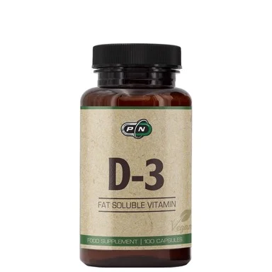 Витамин D3, 400 IU, 100 капсули, от Pure Nutrition