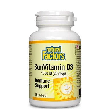 Витамин D3, 90 таблетки, от Natural Factors
