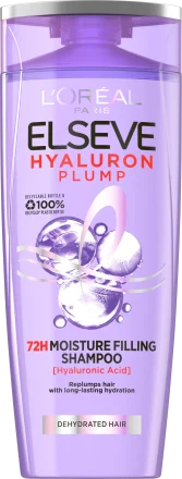 L'Oréal Elseve, Hyaluron Plump, шампоан за суха коса с хиалуронова киселина, 250 мл.