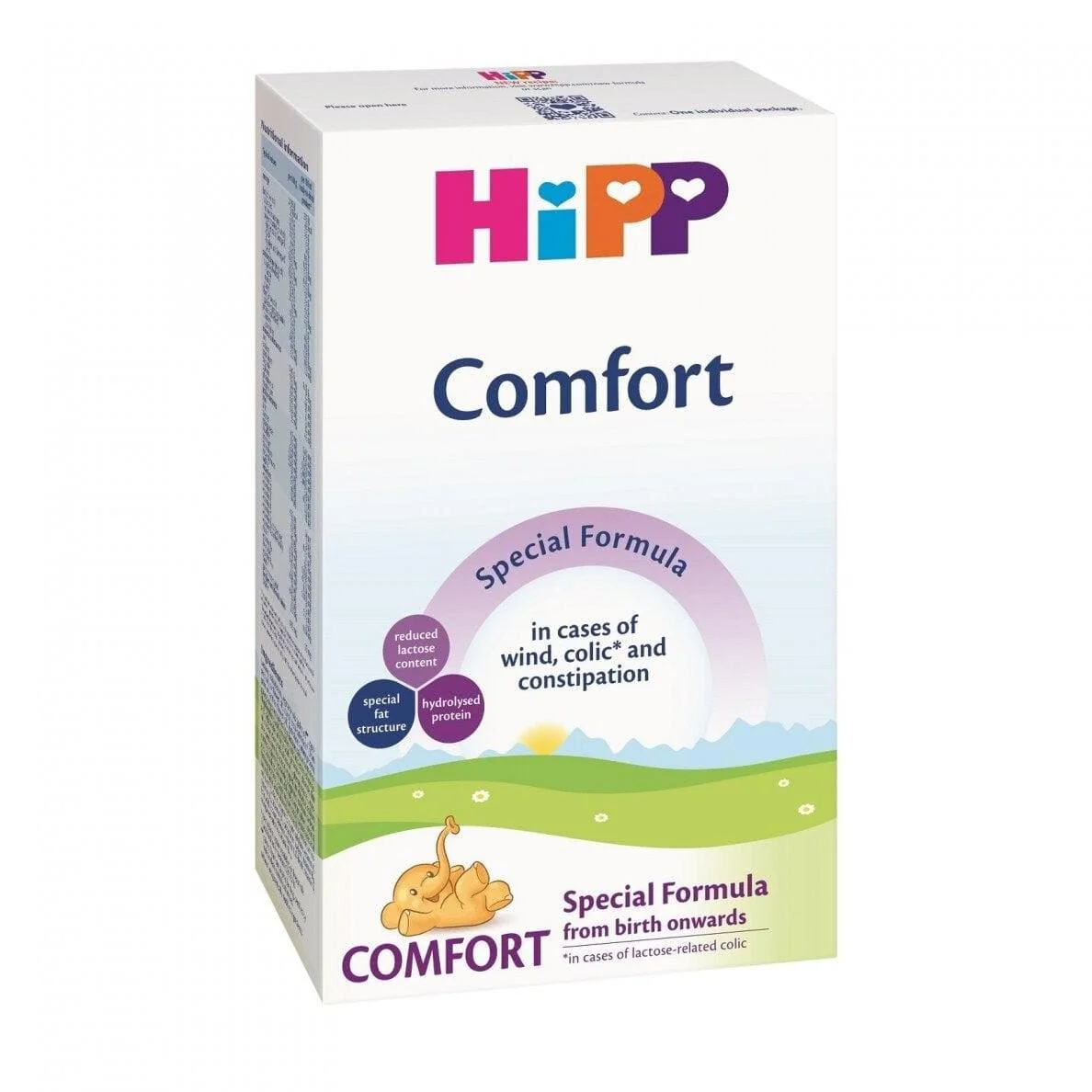 HiPP Comfort, мляко за кърмачета при колики и запек, 0+м., 600 гр.